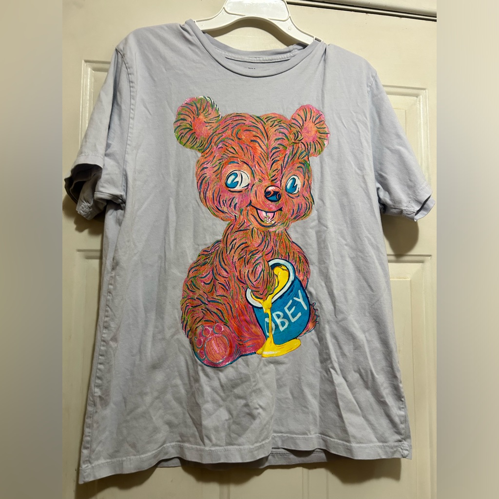 Last Chance Obey Jr’s Shirt With Colorful Bear Design